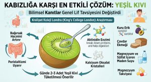 Kabızlığa İyi Gelen En Etkili Besin Açıklandı: Yeşil Kivinin Mucizevi Etkisi