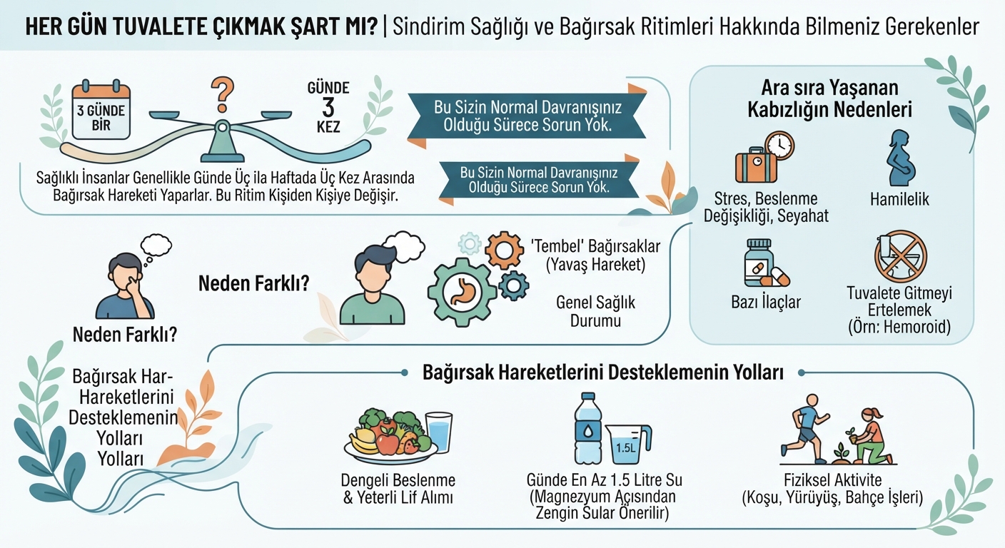 Her Gün Tuvalete Çıkmak Şart mı? İdeal Bağırsak Alışkanlıkları