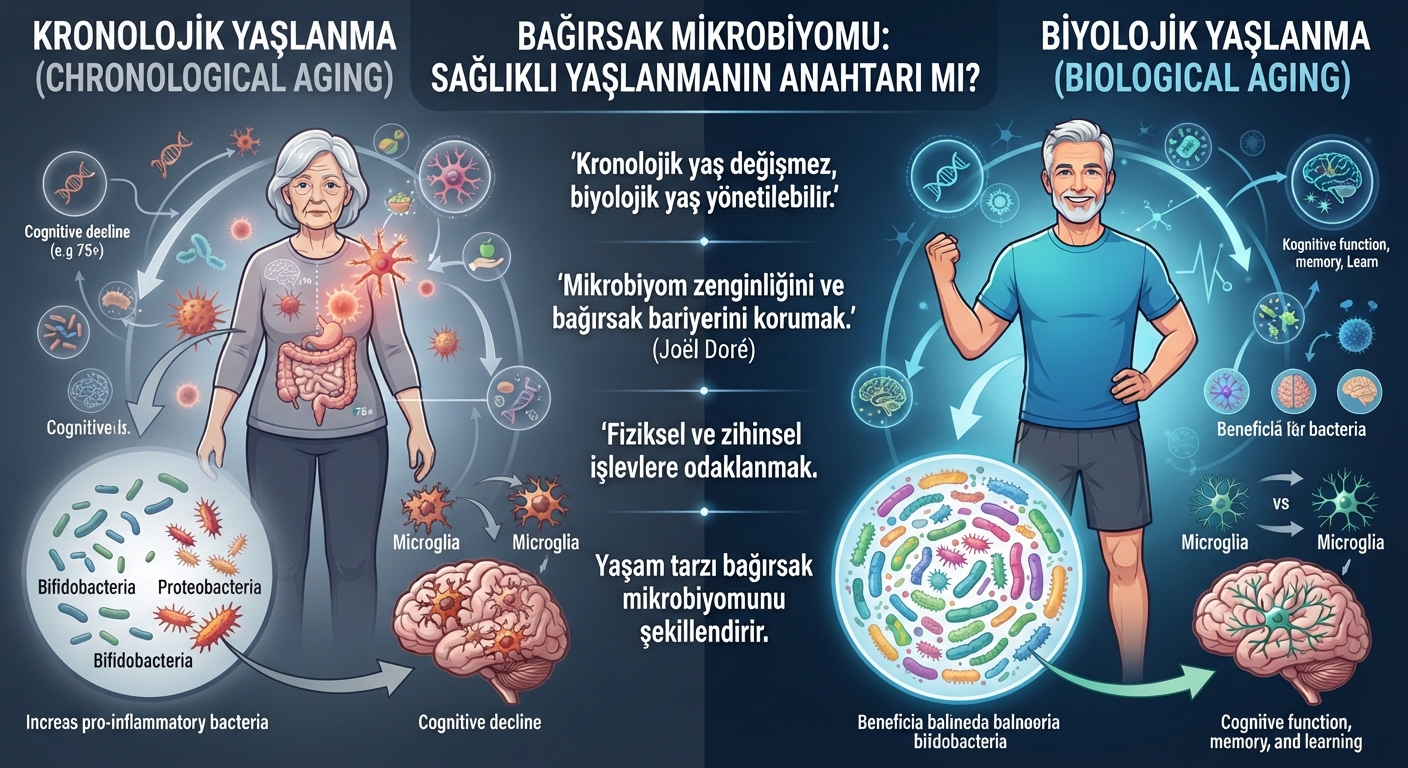 Bağırsak Mikrobiyomu ve Sağlıklı Yaşlanma Arasındaki Bağlantı Nedir?