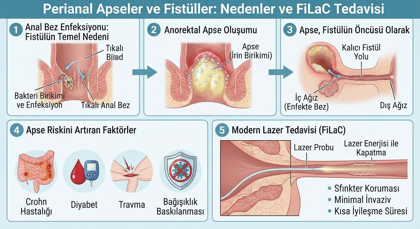 Perianal Apse ve Anal Fistül Arasındaki Bağlantı Nedir?