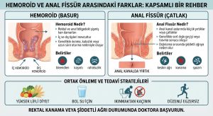Hemoroid ve Anal Fissür Arasındaki Farklar Nelerdir